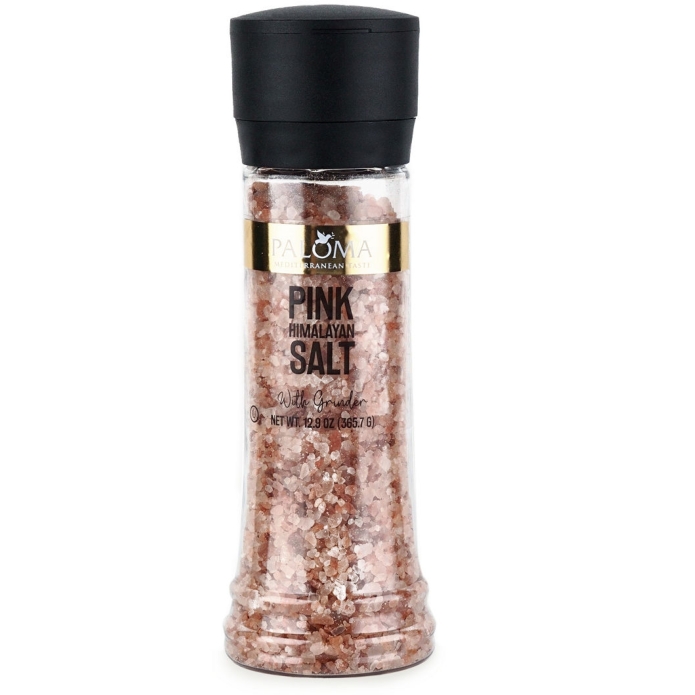 Paloma Pink Himalayan Salt with Grinder 12.9oz